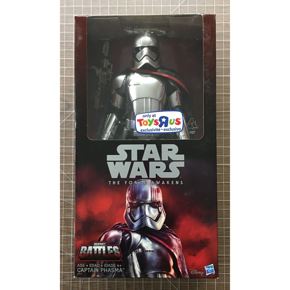 Star Wars The Force Awakens Epic Battles Captain Phasma 12" Toys R Us Figure New